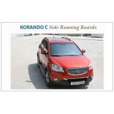 AUTO GRAND Side Running Board Steps for  Korando C
